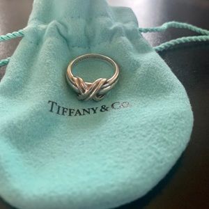 Tiffany Sterling Signature X Ring - Size 6.5 ❤️
